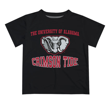 Alabama Crimson Tide Vive La Fete Boys Game Day V3 Black Short Sleeve Tee Shirt