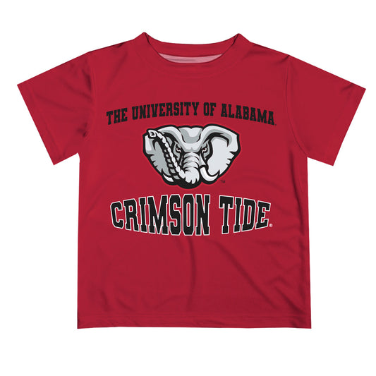 Alabama Crimson Tide Vive La Fete Boys Game Day V3 Red Short Sleeve Tee Shirt