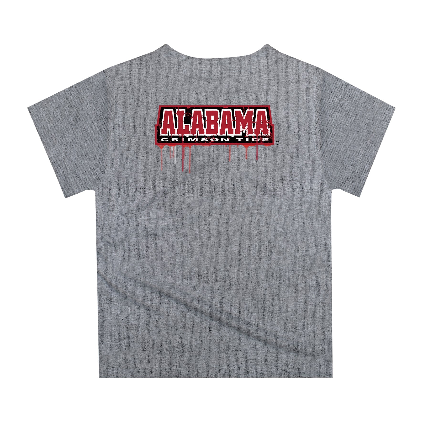 Alabama Crimson Tide Original Dripping Football Helmet Red T-Shirt by Vive La Fete