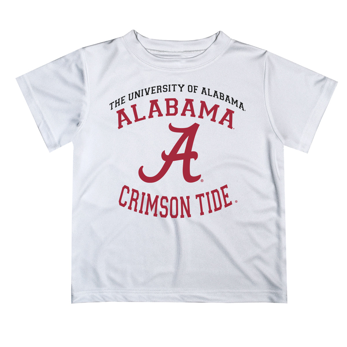 Alabama Crimson Tide Vive La Fete Boys Game Day V1 White Short Sleeve Tee Shirt
