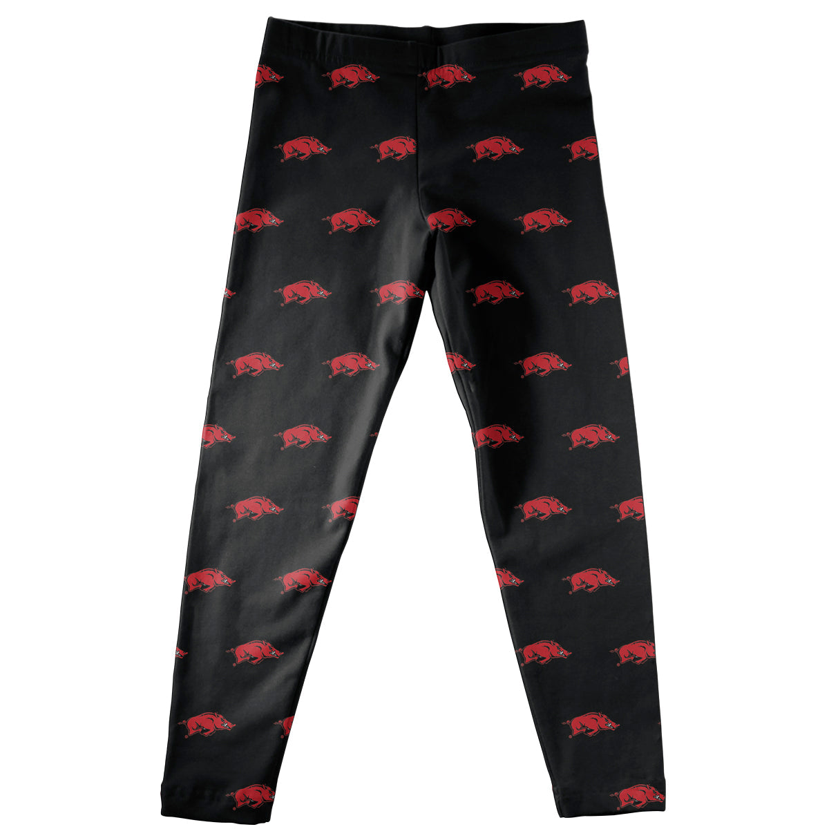 Arkansas Razorbacks Repeat Logo Black Leggings