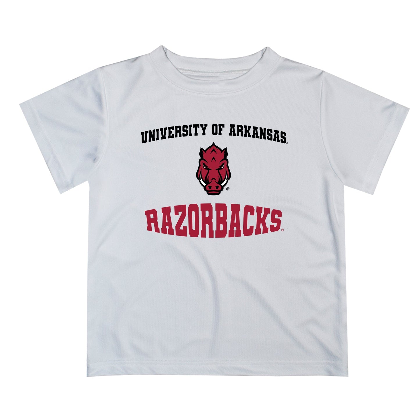 Arkansas Razorbacks Vive La Fete Boys Game Day V3 White Short Sleeve Tee Shirt