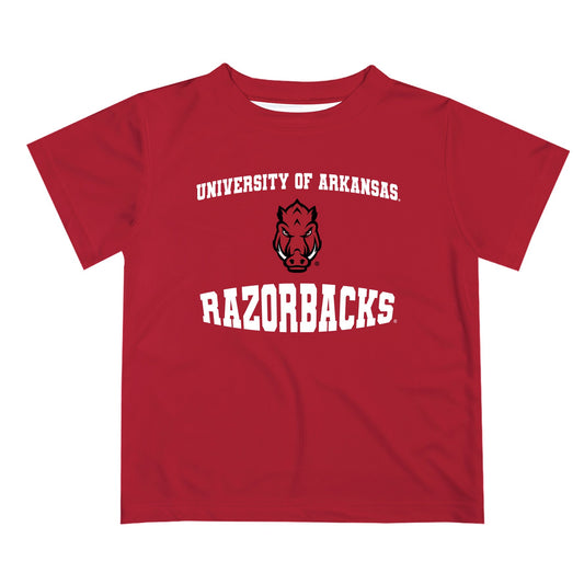 Arkansas Razorbacks Vive La Fete Boys Game Day White Short Sleeve Tee Shirt - Vive La F̻te - Online Apparel Store