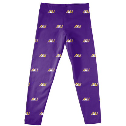 Ashland Eagles AU Girls Game Day Classic Play Purple Leggings Tights