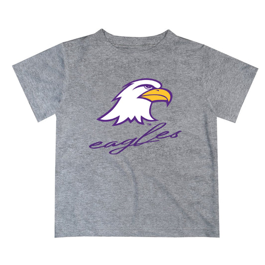 Ashland Eagles AU Vive La Fete Script V1 Heather Gray Short Sleeve Tee Shirt