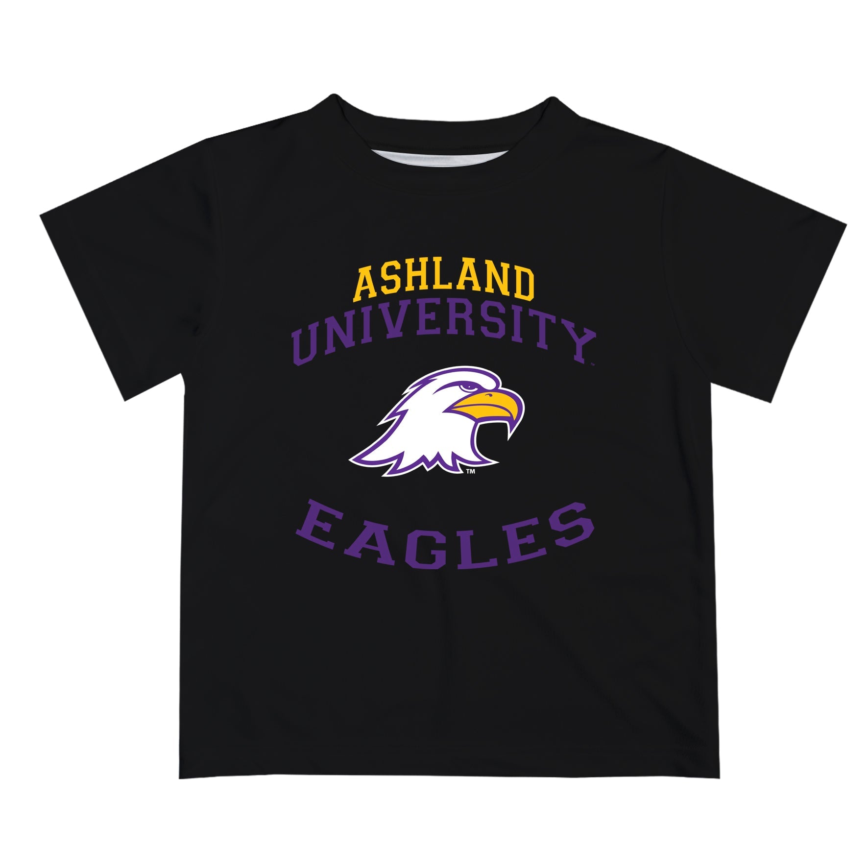 Ashland University AU Eagles Vive La Fete Boys Game Day V1 Black Short Sleeve Tee Shirt