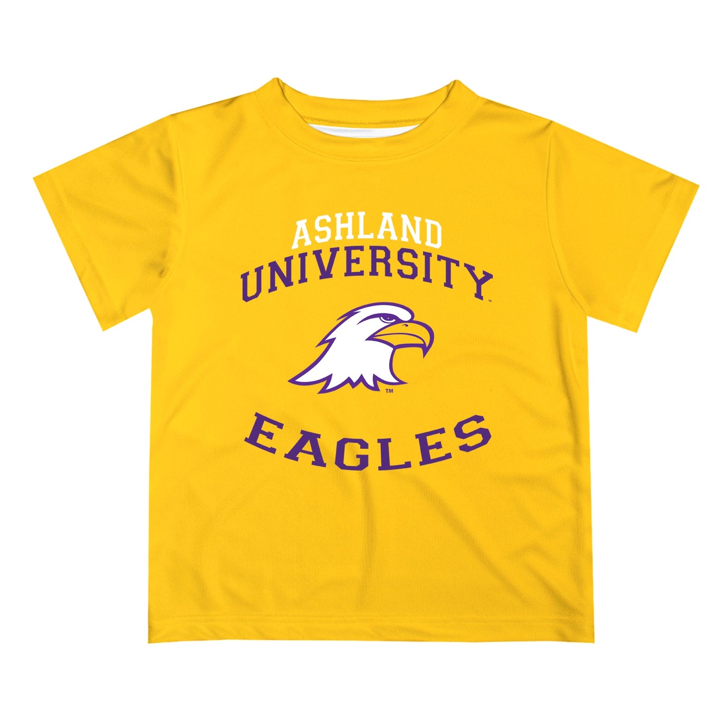 Ashland University AU Eagles Vive La Fete Boys Game Day V1 Gold Short Sleeve Tee Shirt