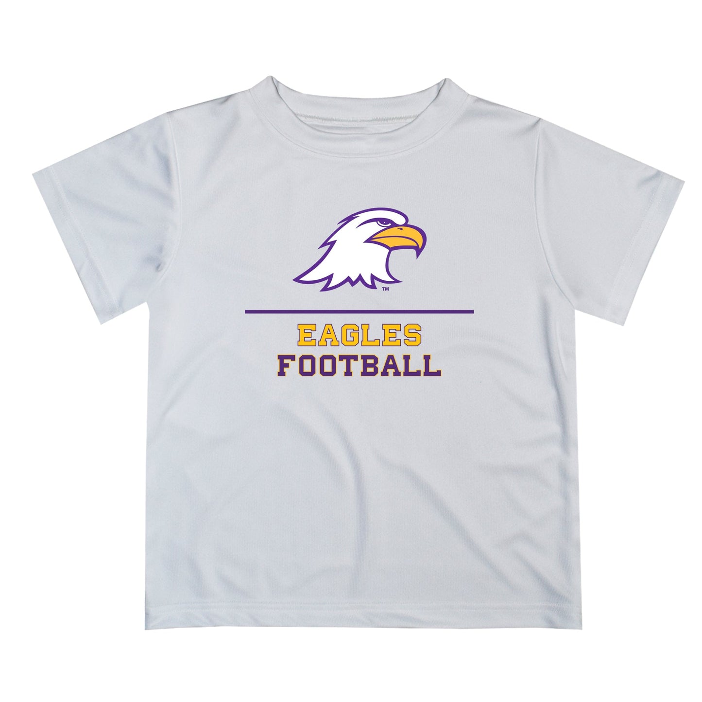 Ashland University AU Eagles Vive La Fete Football V1 White Short Sleeve Tee Shirt