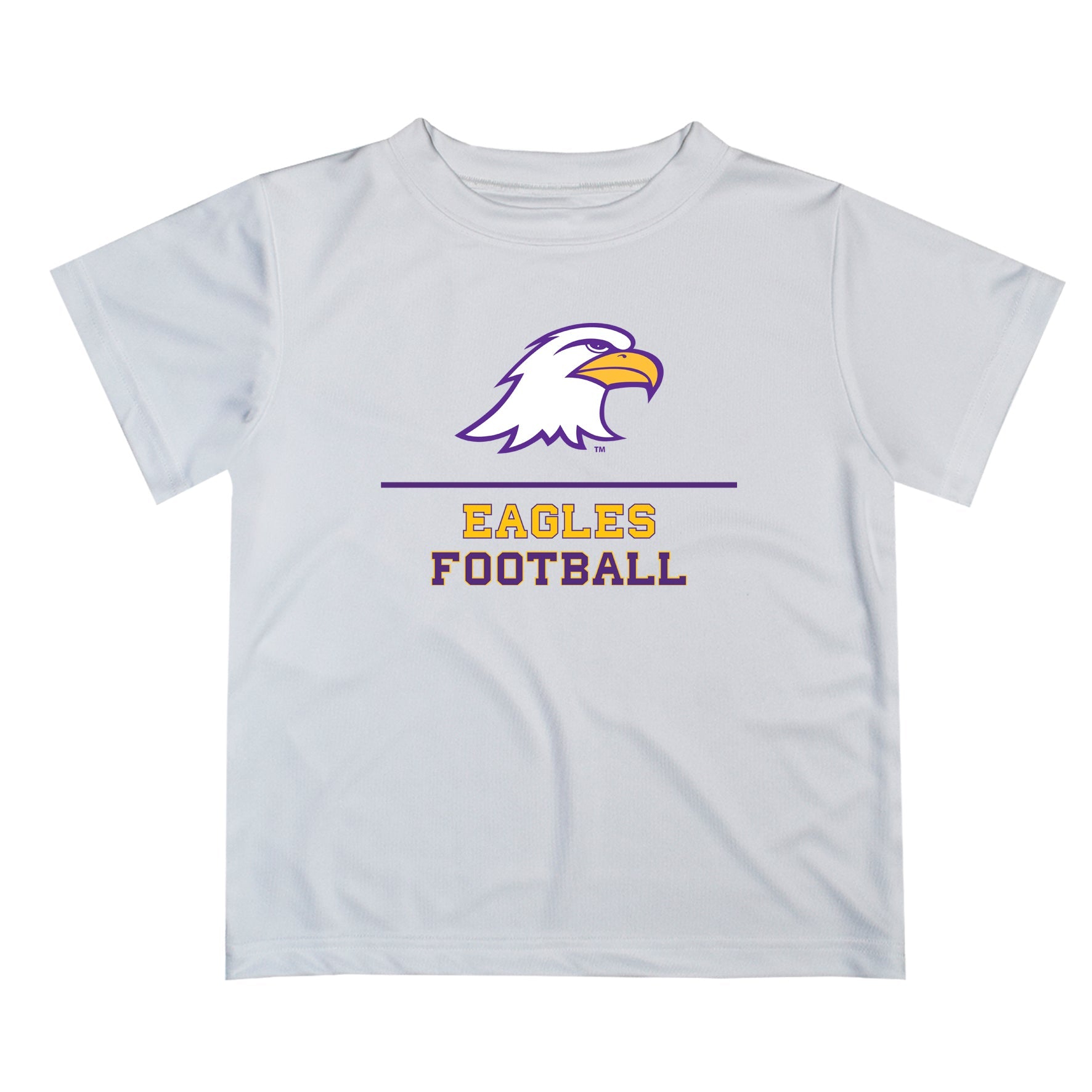 Ashland University AU Eagles Vive La Fete Football V1 White Short Sleeve Tee Shirt