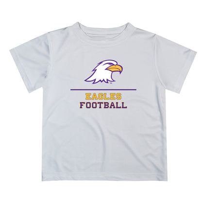 Ashland University AU Eagles Vive La Fete Football V1 White Short Sleeve Tee Shirt