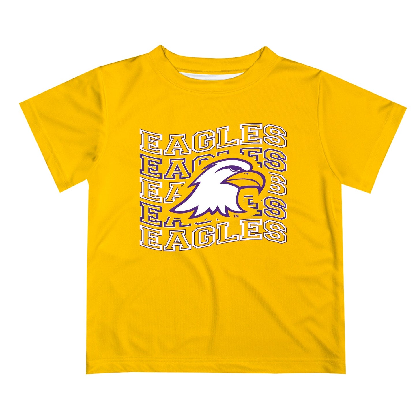 Ashland Eagles AU Vive La Fete Gold Art V1 Short Sleeve Tee Shirt