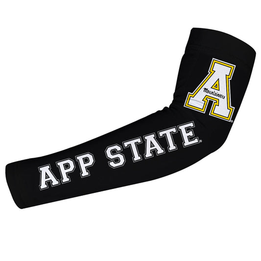 Appalachian State Mountaineers Arm Sleeve Solid Black - Vive La F̻te - Online Apparel Store