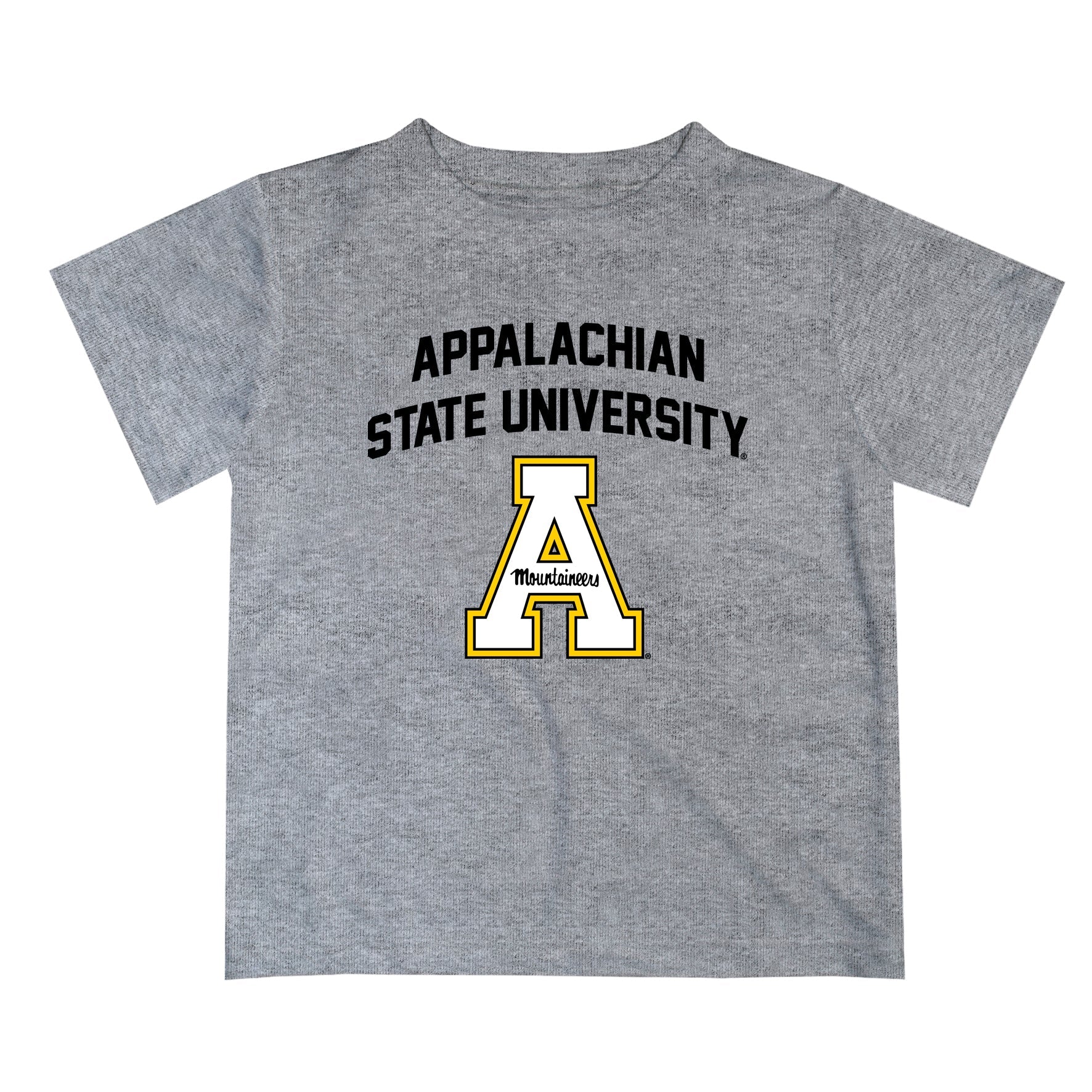 Appalachian State Mountaineers Vive La Fete Boys Game Day V3 Gray Short Sleeve Tee Shirt