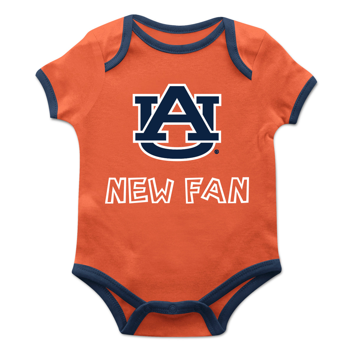 Auburn Tigers Infant Game Day Orange Short Sleeve One Piece Jumpsuit by Vive La Fete