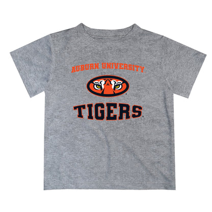 Auburn University Tigers Vive La Fete Boys Game Day V3 Gray Short Sleeve Tee Shirt