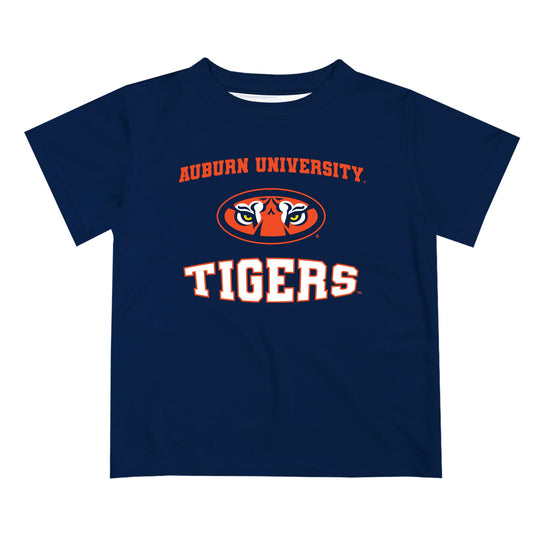 Auburn University Tigers Vive La Fete Boys Game Day V3 Blue Short Sleeve Tee Shirt