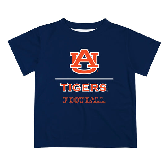 Mouseover Image, Auburn University Tigers Vive La Fete Football V1 Gray Short Sleeve Tee Shirt