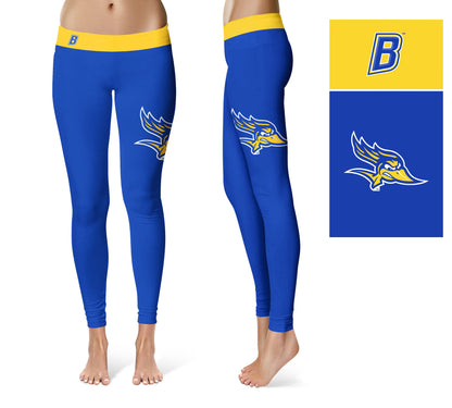 CSU Bakersfield Roadrunners Vive La Fete Game Day Collegiate Logo on Thigh Blue Women Yoga Leggings 2.5 Waist Tights