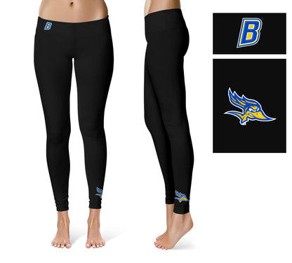 CSU Bakersfield Roadrunners Vive La Fete Game Day Collegiate Logo at Ankle Women Black Yoga Leggings 2.5 Waist Tights