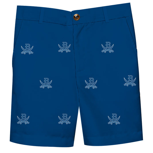 Blinn College Buccaneers Boys Game Day Navy Structured Shorts