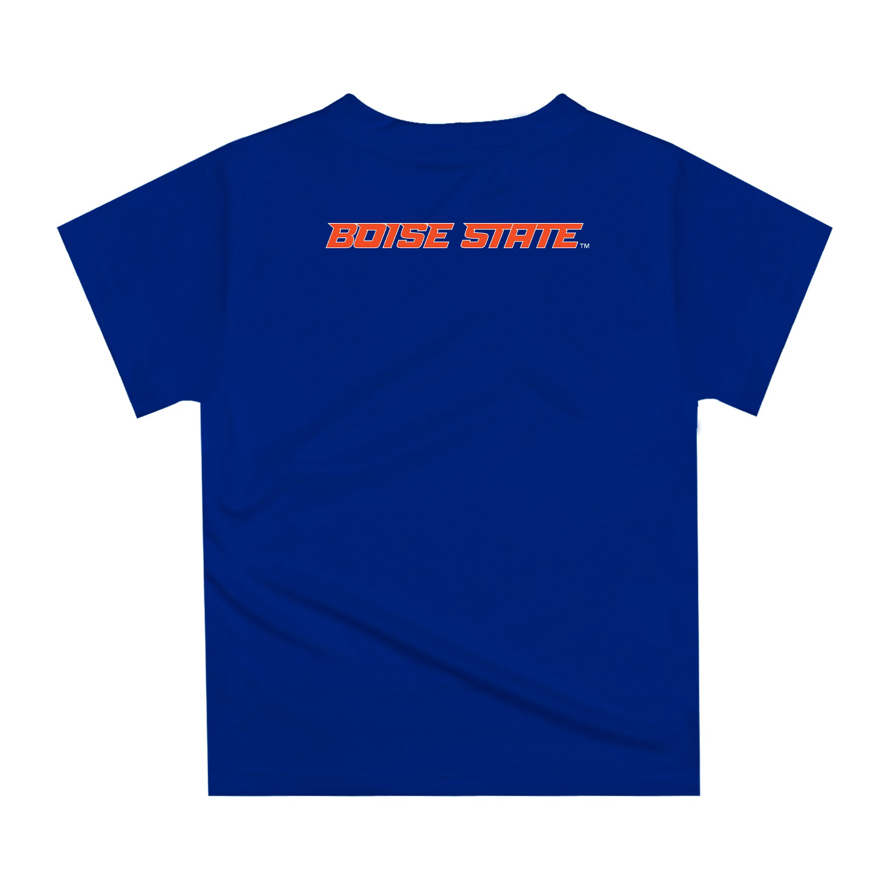 Boise State University Broncos Original Dripping Football Helmet Blue T-Shirt by Vive La Fete