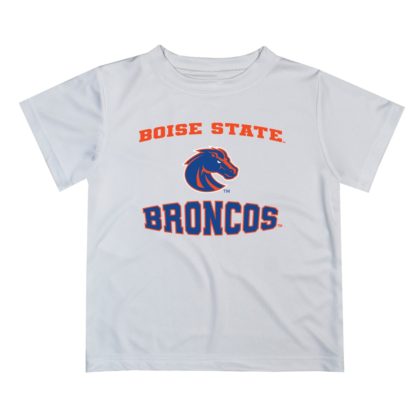 Boise State Broncos Vive La Fete Boys Game Day V3 White Short Sleeve Tee Shirt