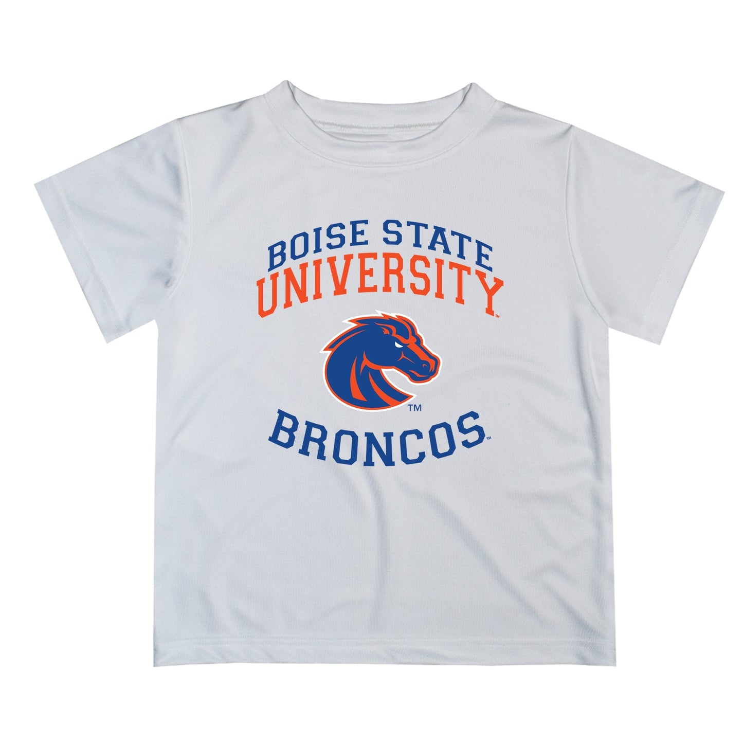 Boise State Broncos Vive La Fete Boys Game Day V1 White Short Sleeve Tee Shirt