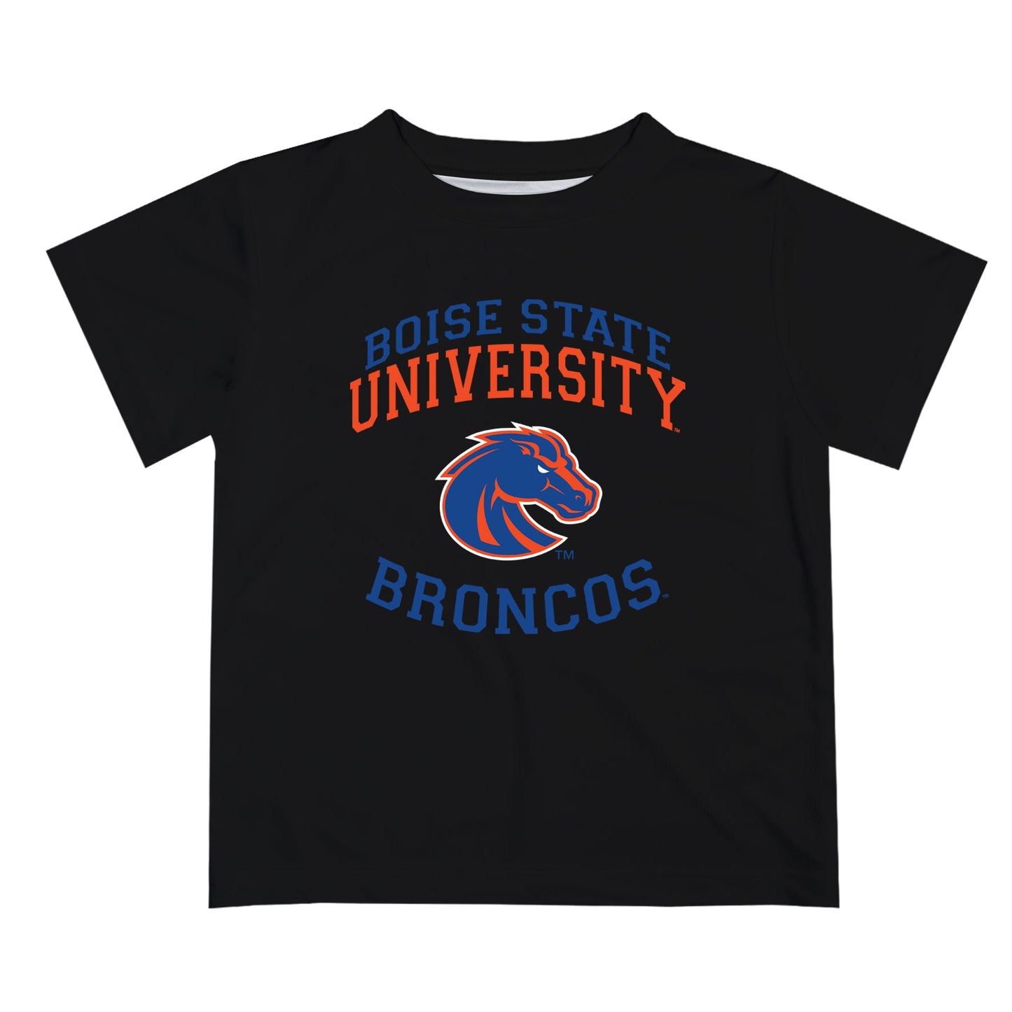 Boise State Broncos Vive La Fete Boys Game Day V1 Black Short Sleeve Tee Shirt