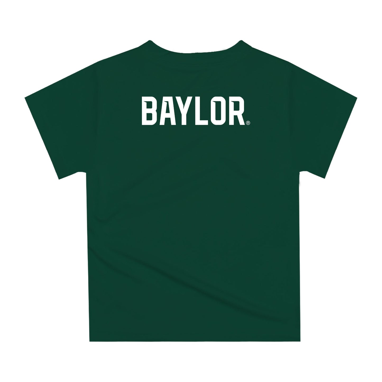 Baylor Bears Original Dripping Football Helmet Green T-Shirt by Vive La Fete