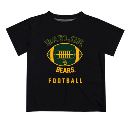 Baylor Bears Vive La Fete Football V2 Black Short Sleeve Tee Shirt