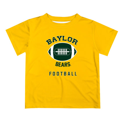 Baylor Bears Vive La Fete Football V2 Gold Short Sleeve Tee Shirt