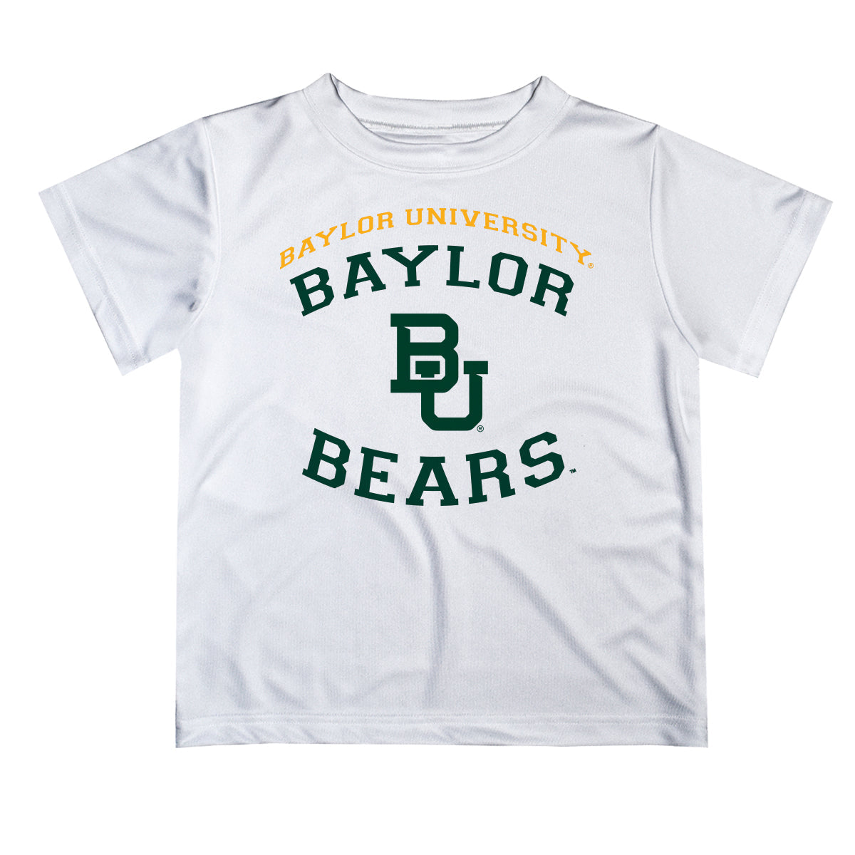Baylor Bears Vive La Fete Boys Game Day V1 White Short Sleeve Tee Shirt