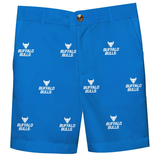 University at Buffalo Bulls Boys Game Day Blue Structured Shorts