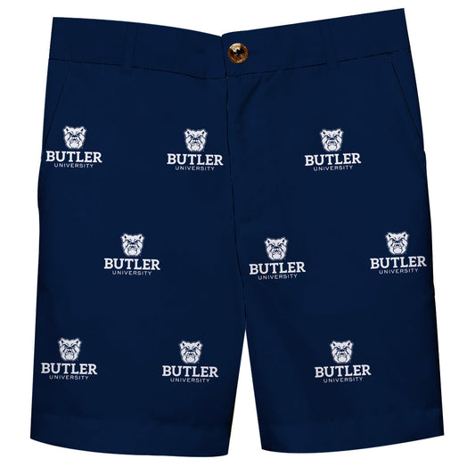 Butler Bulldogs Boys Game Day Navy Structured Shorts