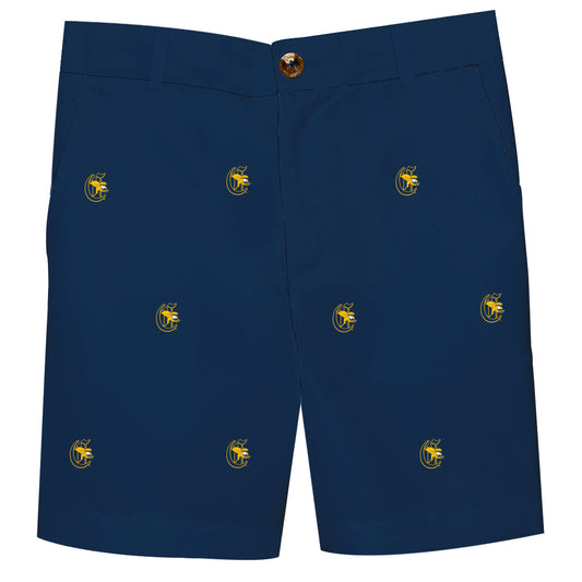 Canisius College Golden Griffins Boys Game Day Navy Structured Shorts
