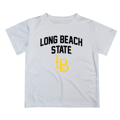 CSULB 49ers Vive La Fete Boys Game Day V2 White Short Sleeve Tee Shirt