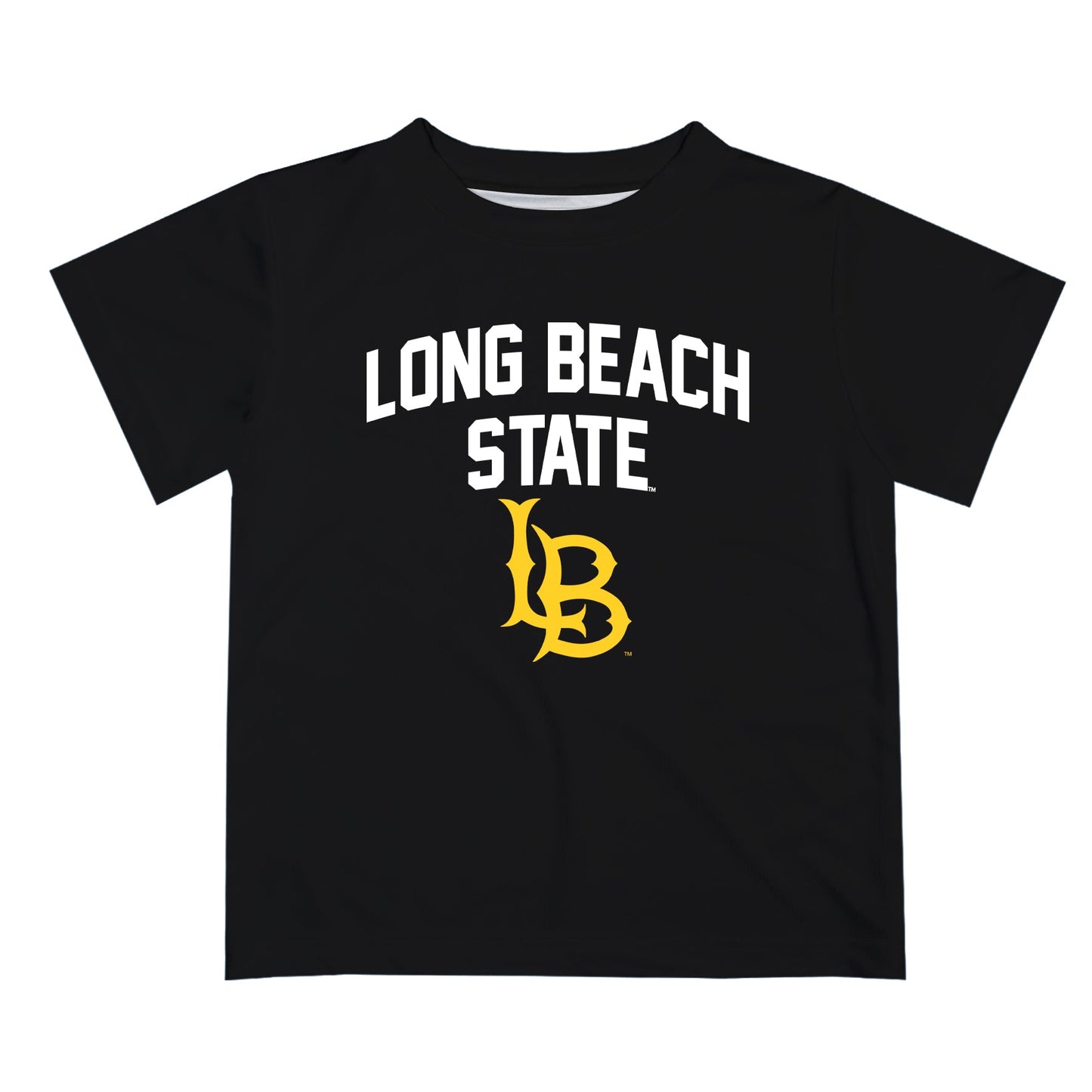 CSULB 49ers Vive La Fete Boys Game Day V2 Black Short Sleeve Tee Shirt