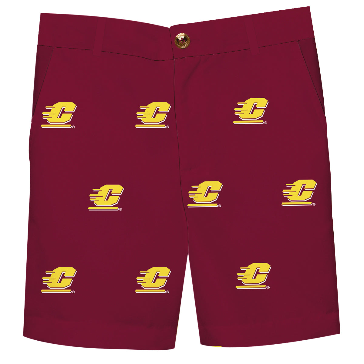 Central Michigan Chippewas Maroon Structured Short