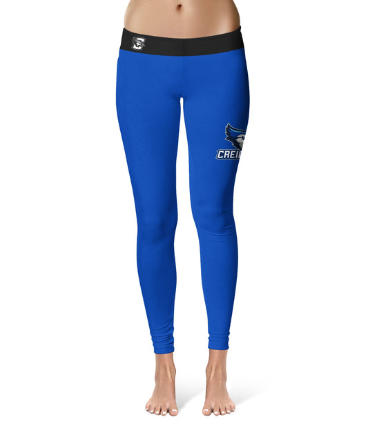 Lids Rhode Island Rams Vive La Fete Women's Plus Color Block Yoga Leggings  - Blue/Light Blue
