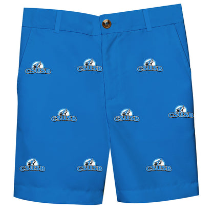 Cal State San Bernardino Coyotes Boys Game Day Light Blue Structured Shorts