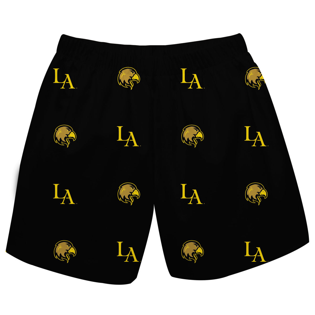 Cal State LA Golden Eagles Boys Game Day Elastic Waist Classic Play Black Pull On Shorts