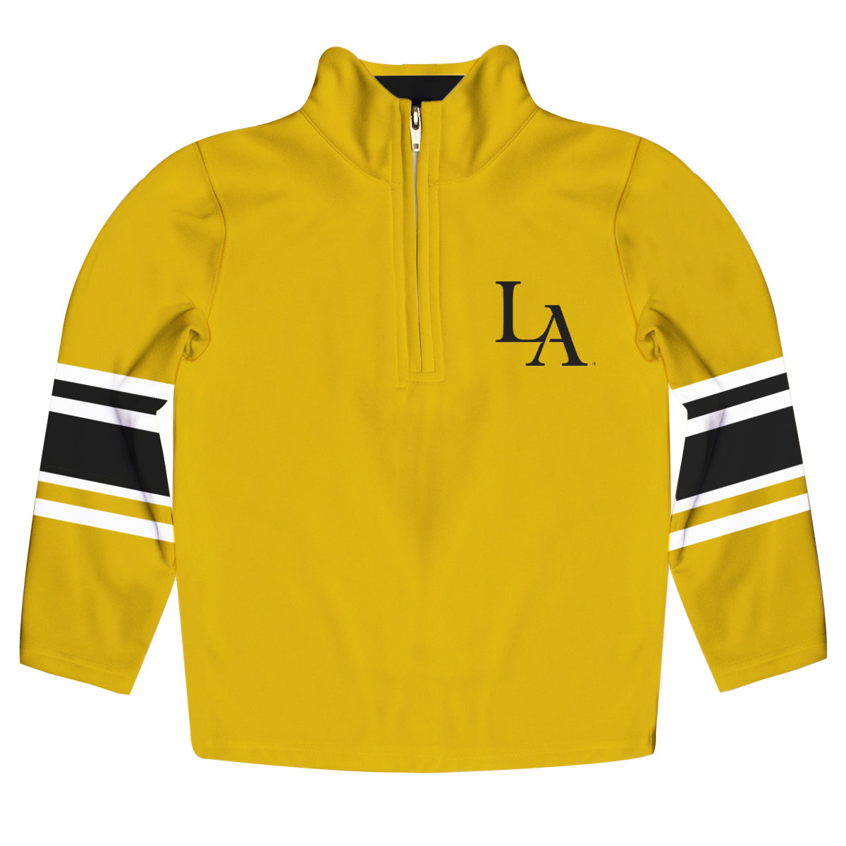 Cal State LA Golden Eagles Game Day Gold Quarter Zip Pullover for Infants Toddlers by Vive La Fete