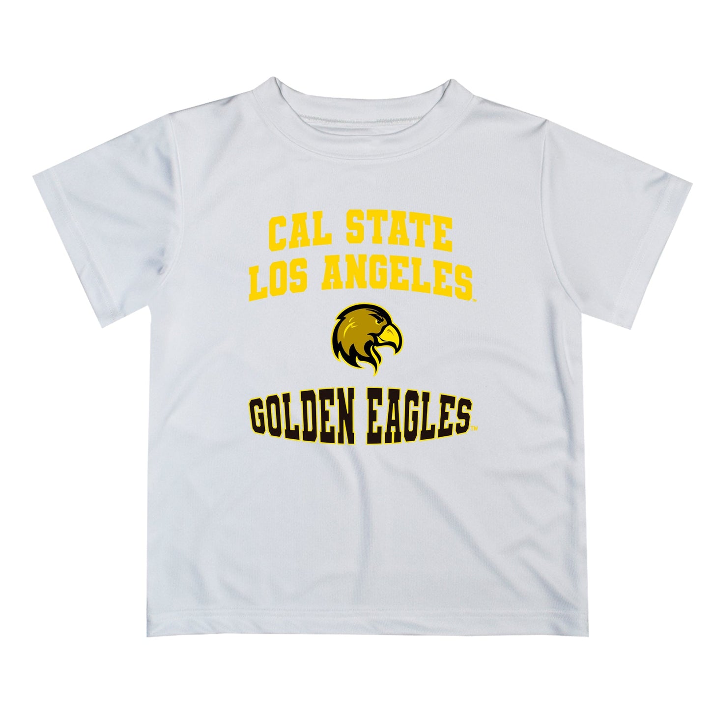 Cal State LA Golden Eagles Vive La Fete Boys Game Day V3 White Short Sleeve Tee Shirt