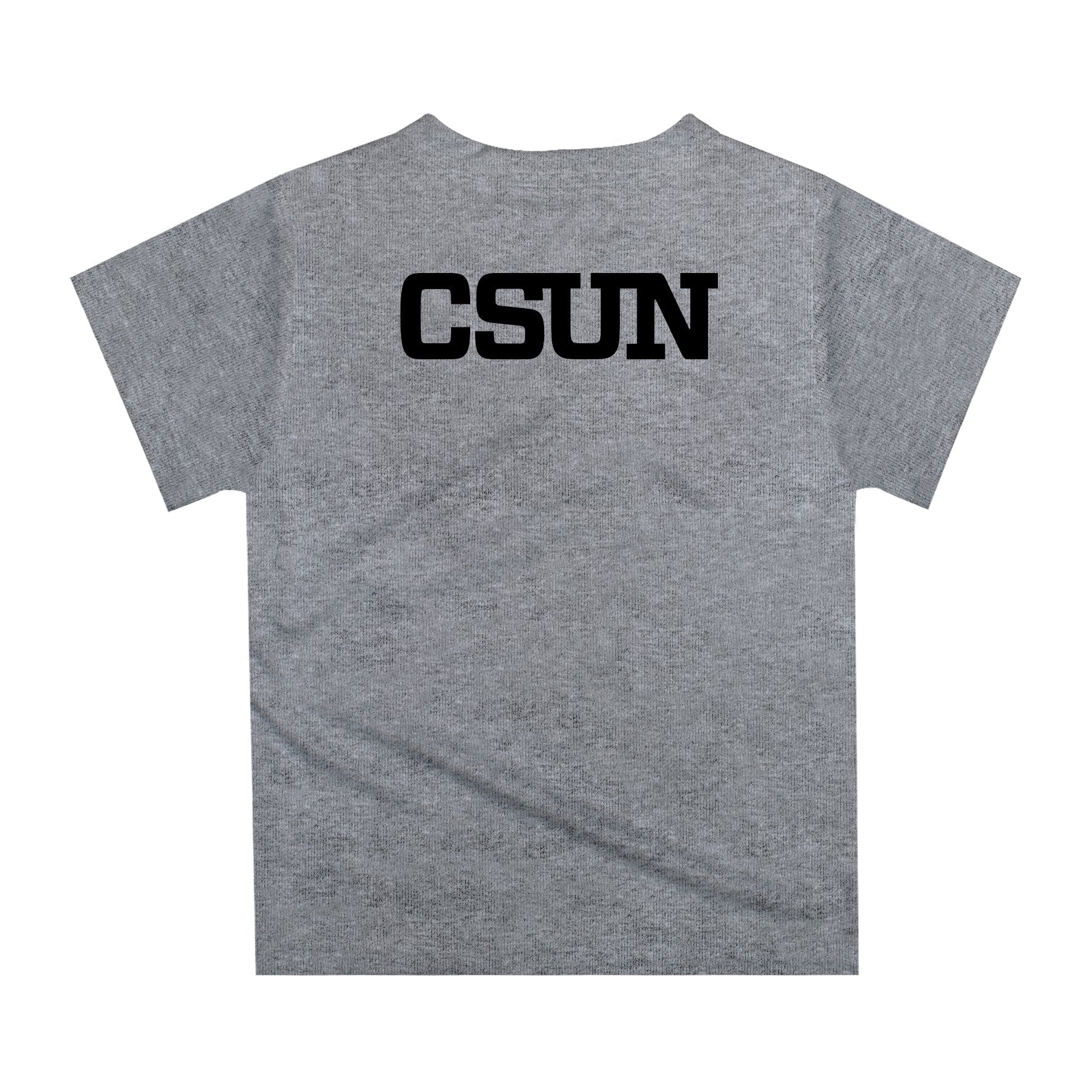 Cal State Univeristy Northridge Matadors CSUN Original Dripping Basketball Heather Gray T-Shirt by Vive La Fete