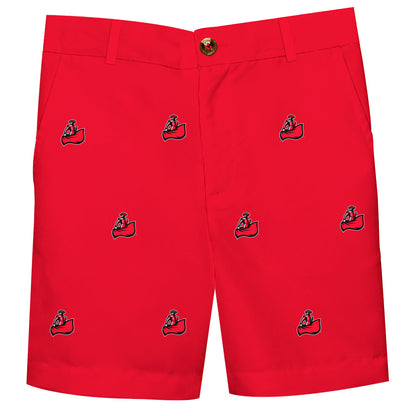 Cal State Northridge Matadors CSUN Boys Game Day Red Structured Shorts