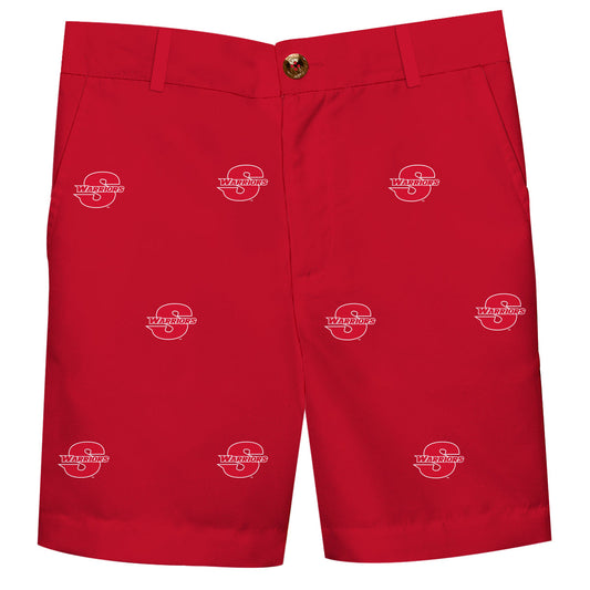 Cal State Stanislaus Warriors CSUSTAN Boys Game Day Red Structured Shorts