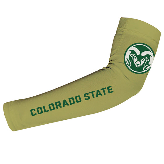 Colorado State Rams CSU Vive La Fete Toddler Youth Women Game Day Solid Arm Sleeve Pair Primary Logo and Mascot