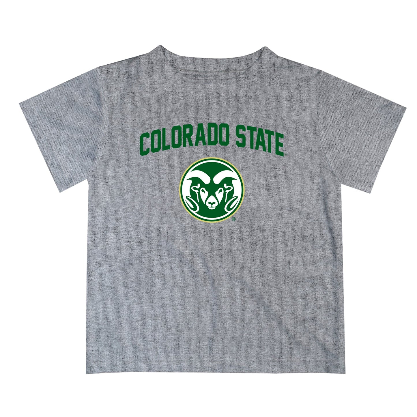 Colorado State Rams CSU Vive La Fete Boys Game Day V2 Heather Gray Short Sleeve Tee Shirt
