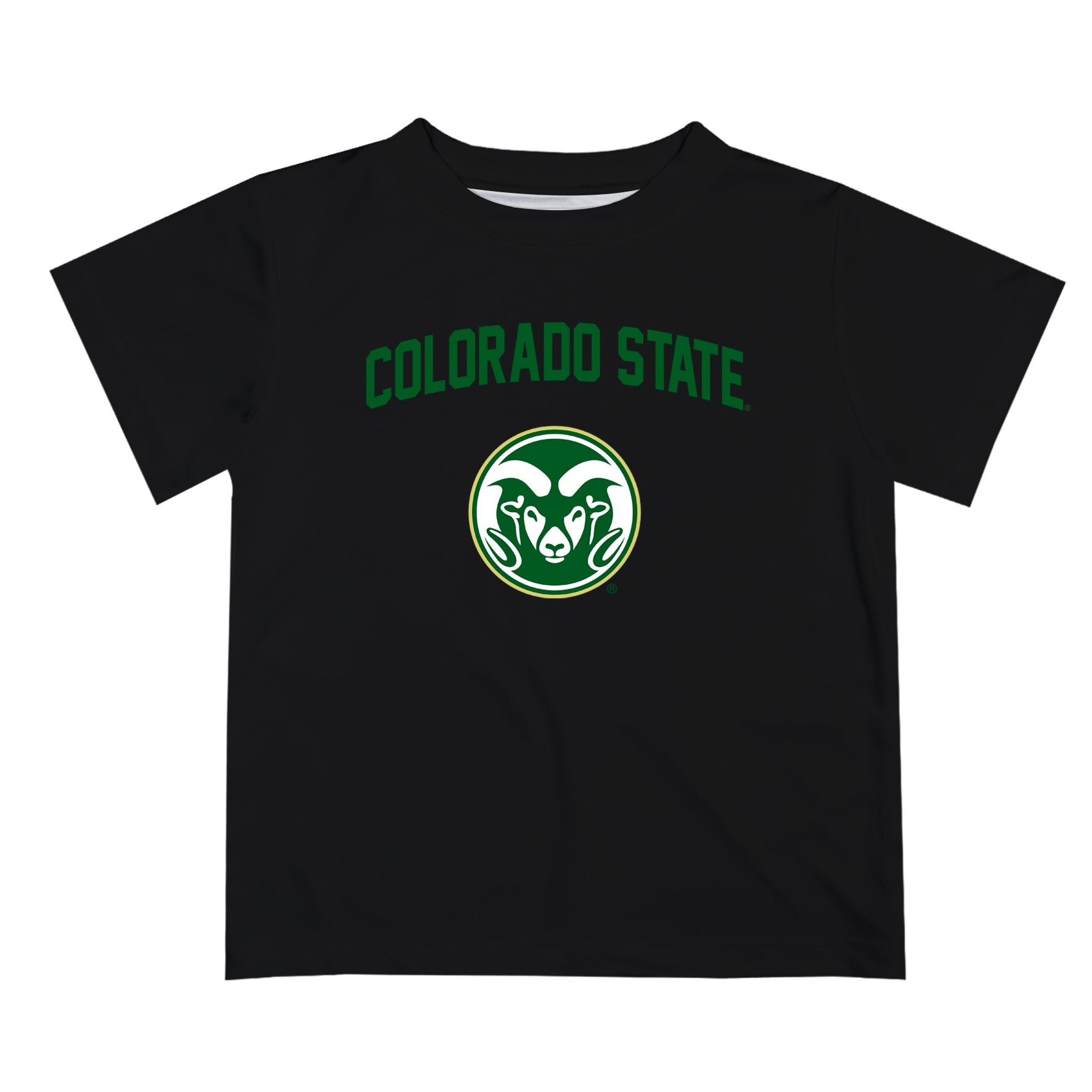 Colorado State Rams CSU Vive La Fete Boys Game Day V2 Black Short Sleeve Tee Shirt