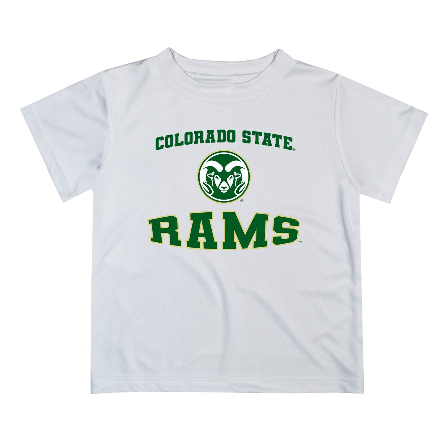 Colorado State Rams CSU Vive La Fete Boys Game Day V3 White Short Sleeve Tee Shirt
